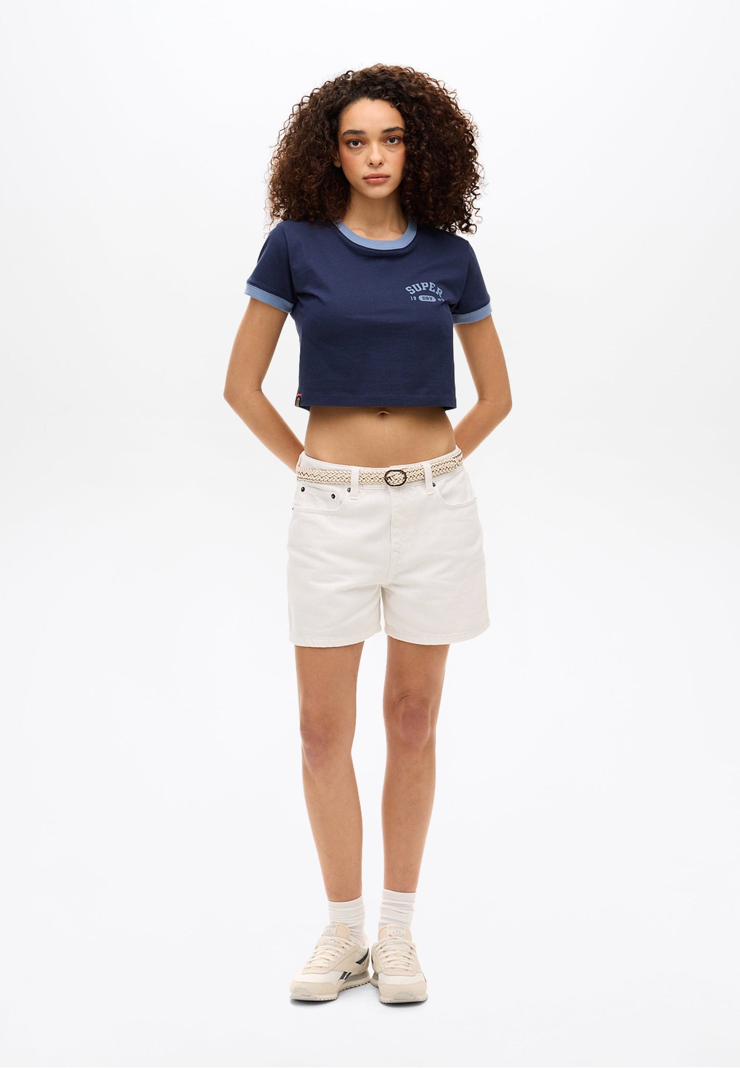 Athletic Essentials Ringer Slim Fit Tee | Richest Navy