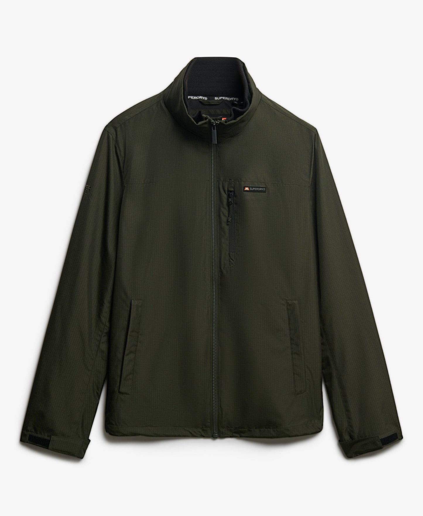 Non Hooded Logo Windbreaker | Surplus Goods Olive Green