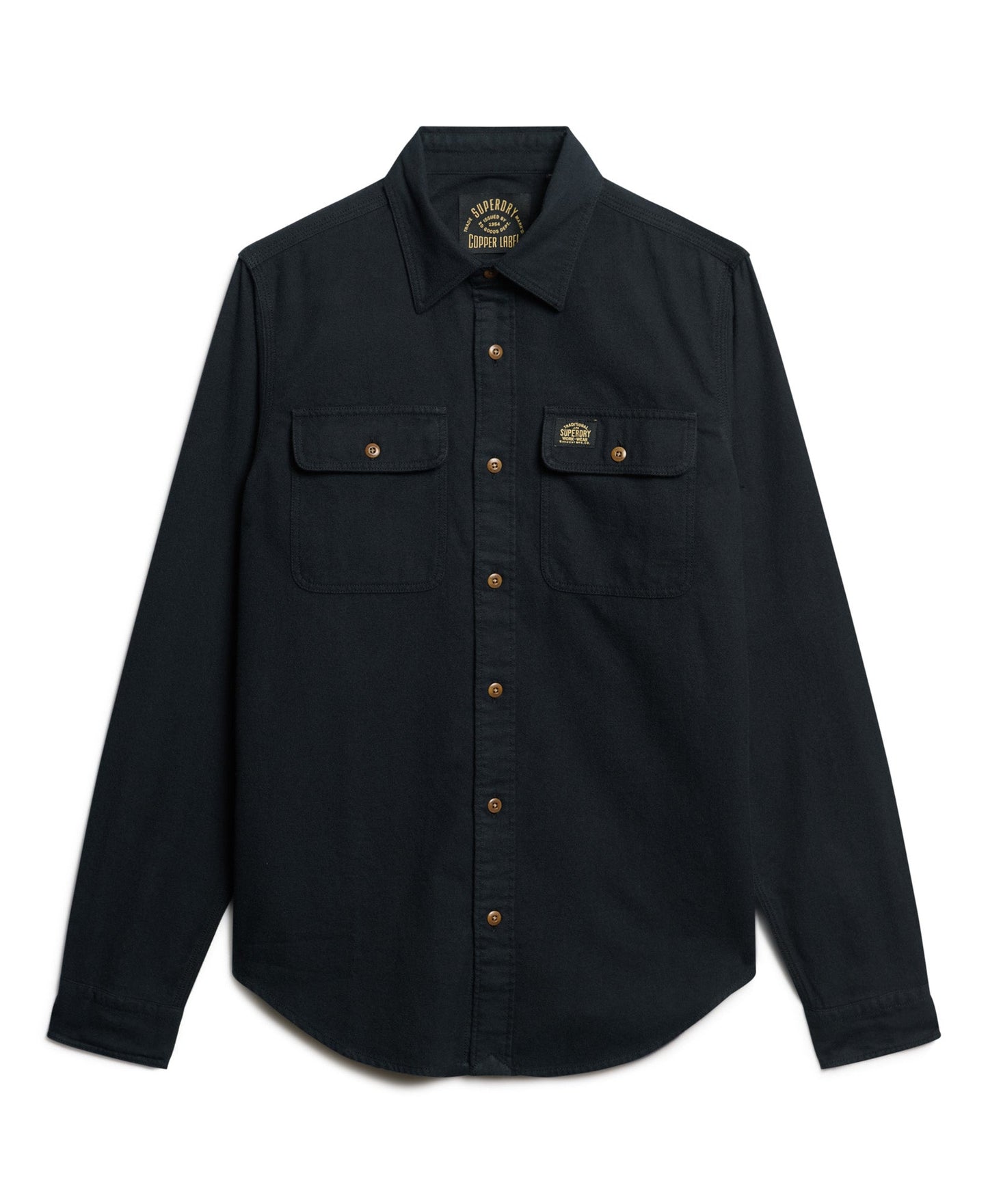 Flannel Workwear Shirt | Jet Black
