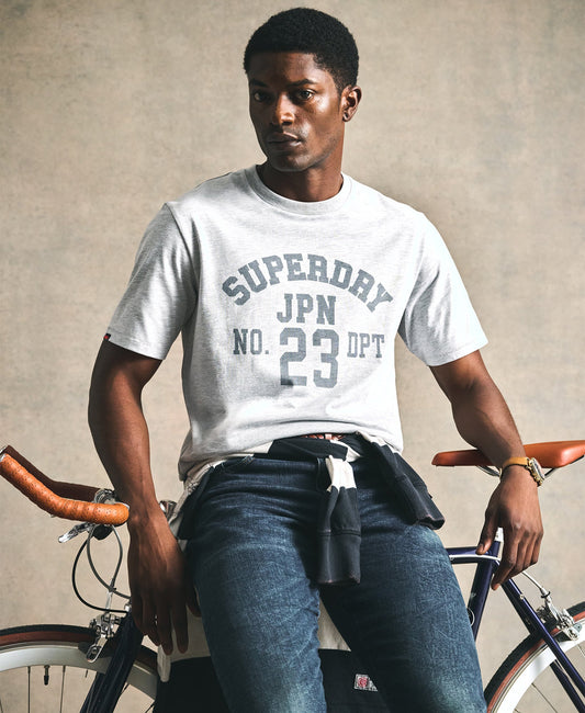 Athletic Essential Tee | Cadet Grey Marle