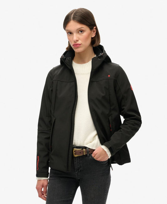 Hooded Classic Trekker Slim Fit Jacket | Black