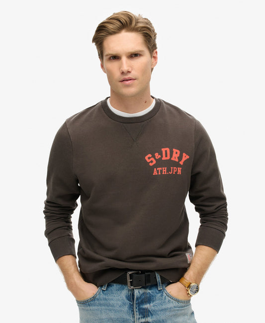 Athletic Printed Sweatshirt | Bison Black
