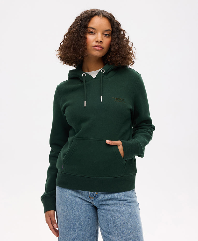 Essential Logo Hoodie | Enamel Green