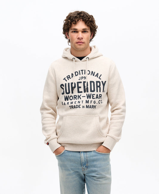 Workwear Hoodie | Oat Cream Marle