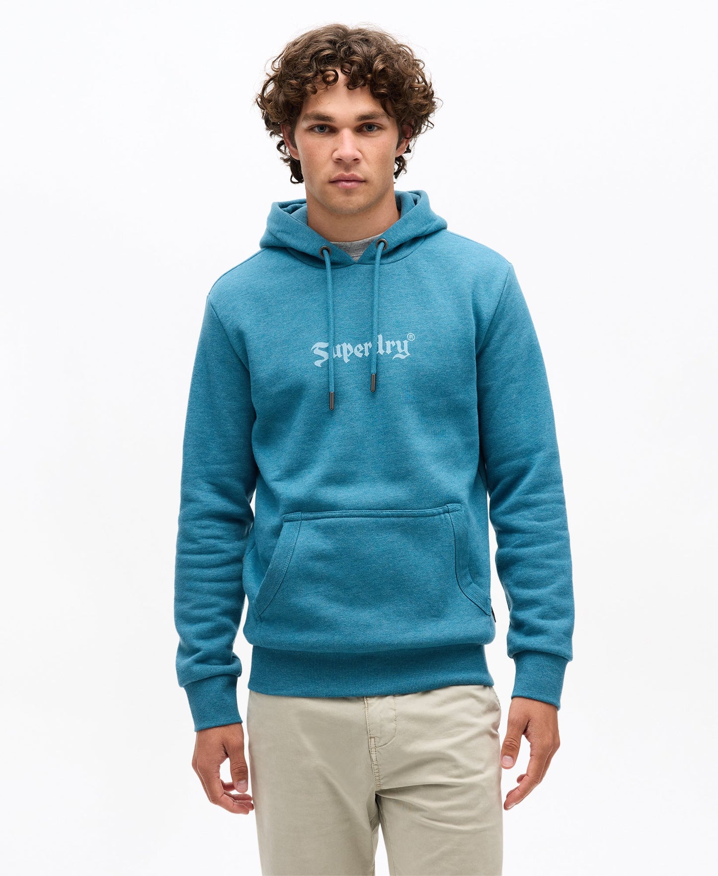 Retro Rock Graphic Hoodie | Alaskan Blue Marle