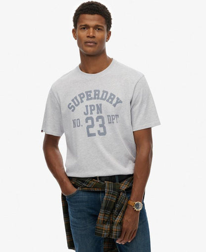Athletic Essential Tee | Cadet Grey Marle
