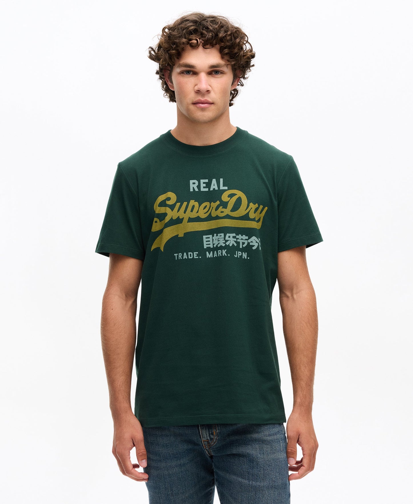Vintage Logo Heritage Graphic Tee | Enamel Green