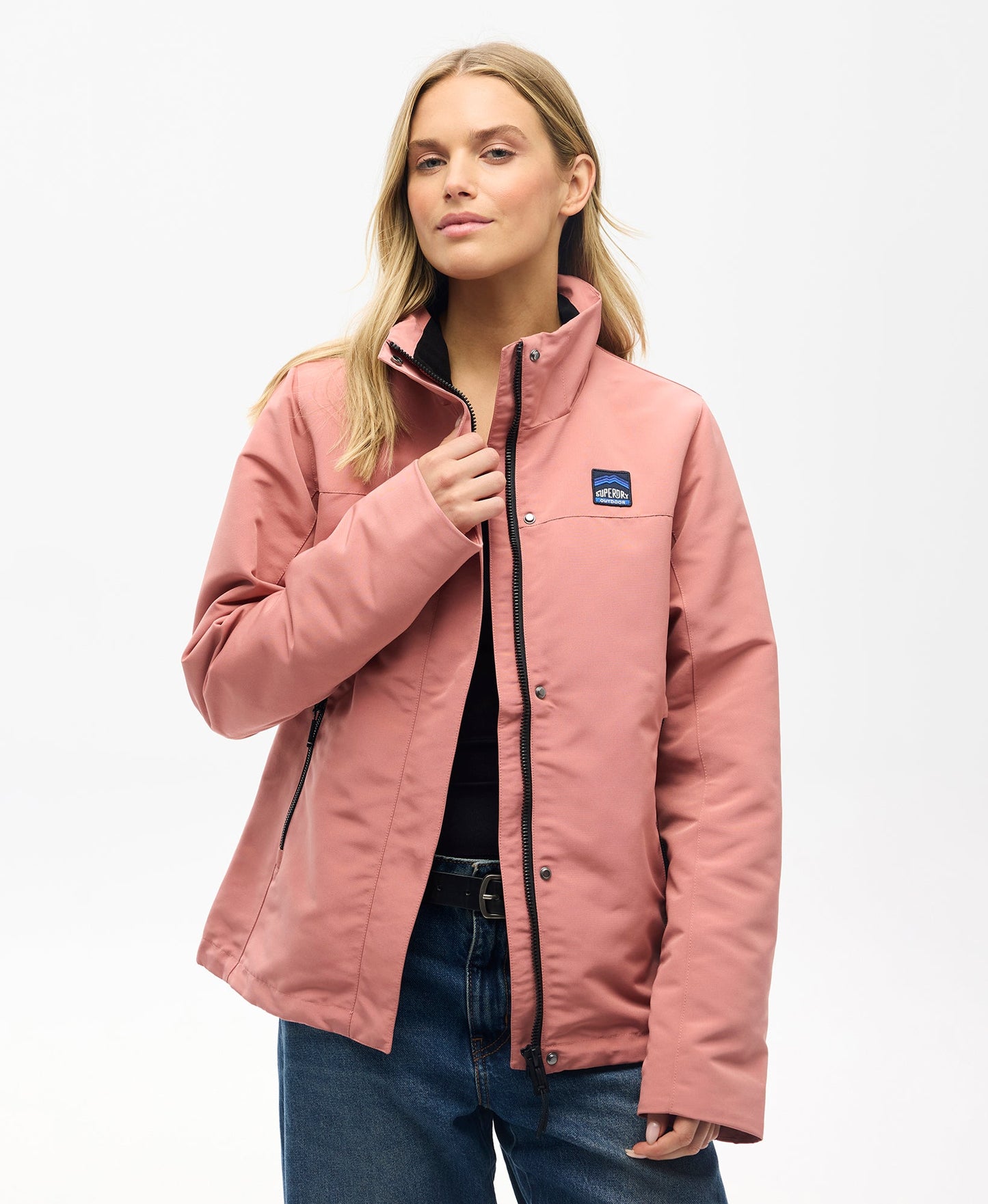 Non Hooded Shell Jacket | Ash Rose