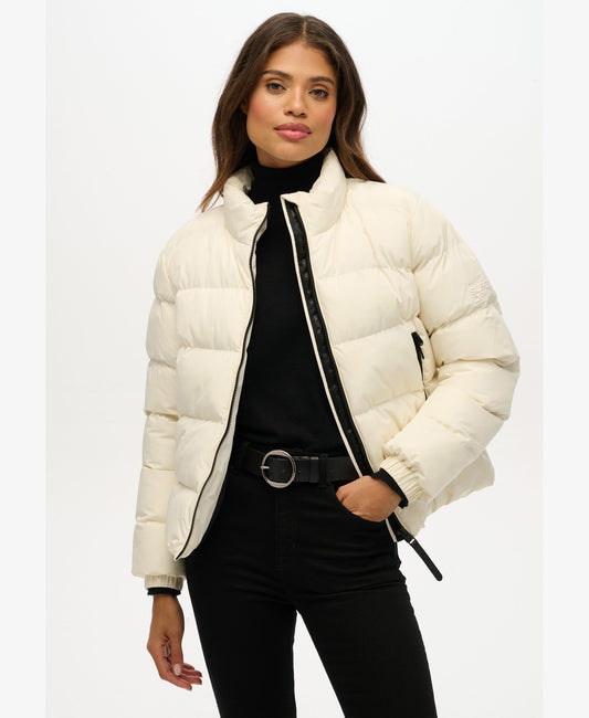 Non Hooded Sports Puffer Jacket | Off White