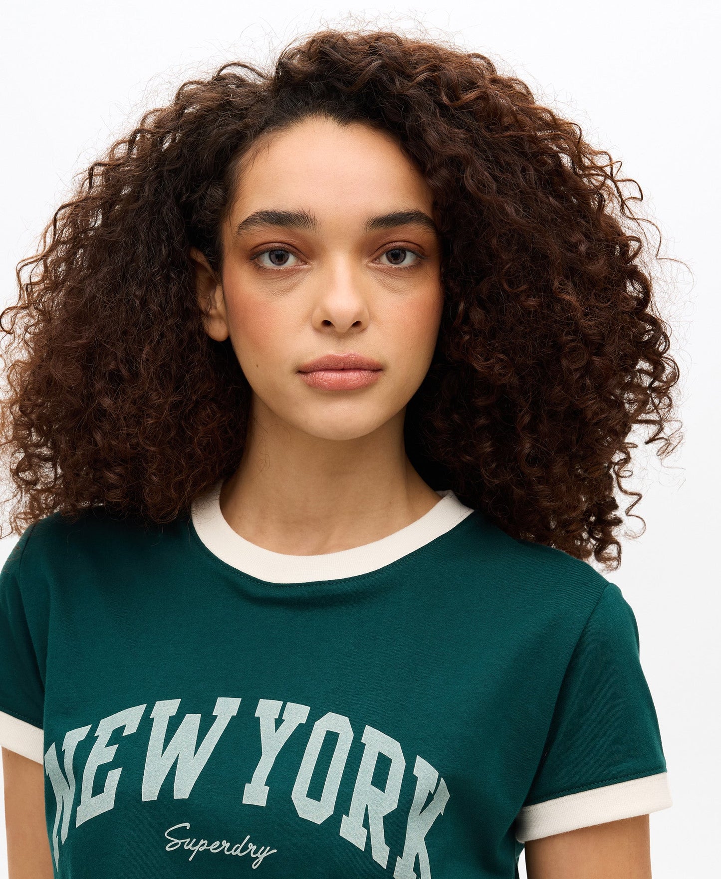 Athletic Essentials Ringer Slim Fit Tee | Dark Pine Green