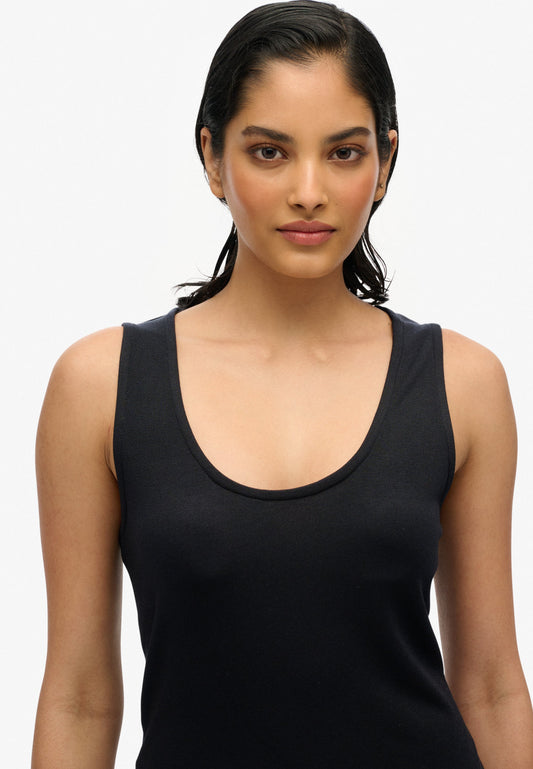 Vest Mini Dress | Black