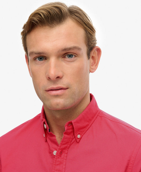 Classic Oxford Long Sleeve Shirt | Magenta Pink