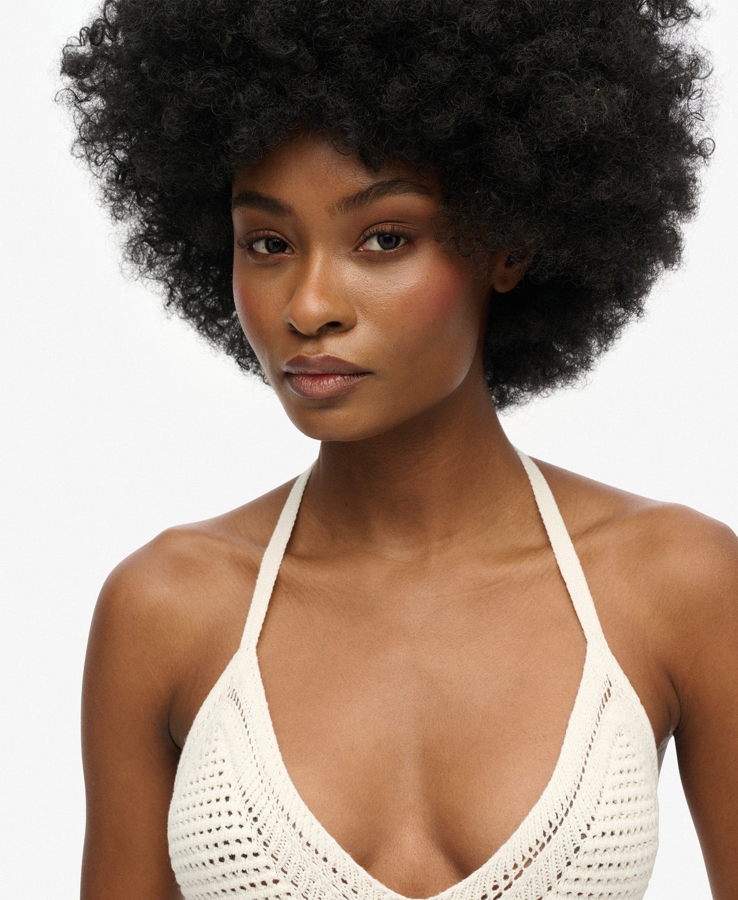 Crochet Tassel Midi Dress | Desert Bone Off White