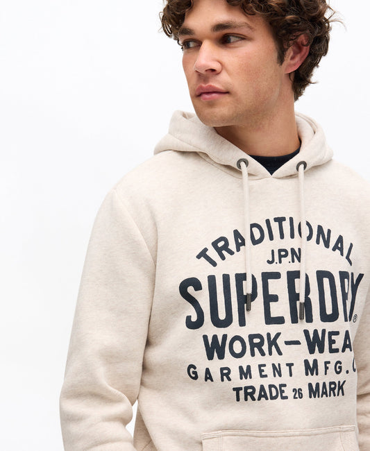 Workwear Hoodie | Oat Cream Marle