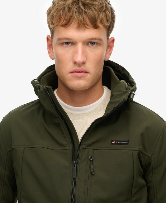 Hooded Soft Shell Trekker Jacket | Surplus Goods Olive Green