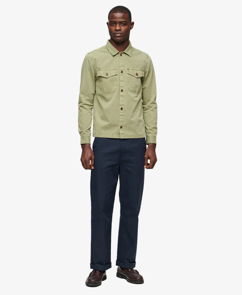 Merchant Store - Ripstop Overshirt | Olive Khaki