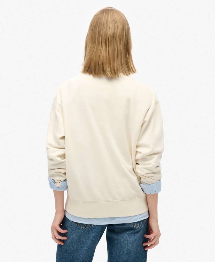 Travel Souvenir Loose Crew | Cream