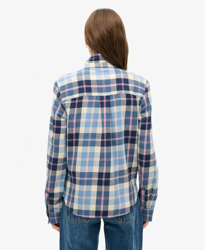 Lumberjack Check Flannel Shirt | Classic Blue Check