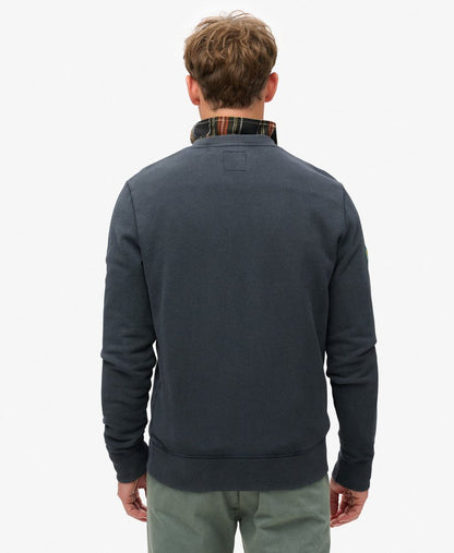 Classic Vintage Logo Graphic Slim Fit Sweatshirt | Eclipse Navy