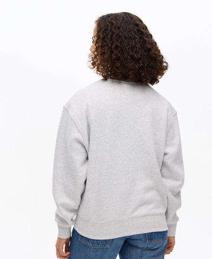 Athletics Crew Sweat | Flake Grey Marle