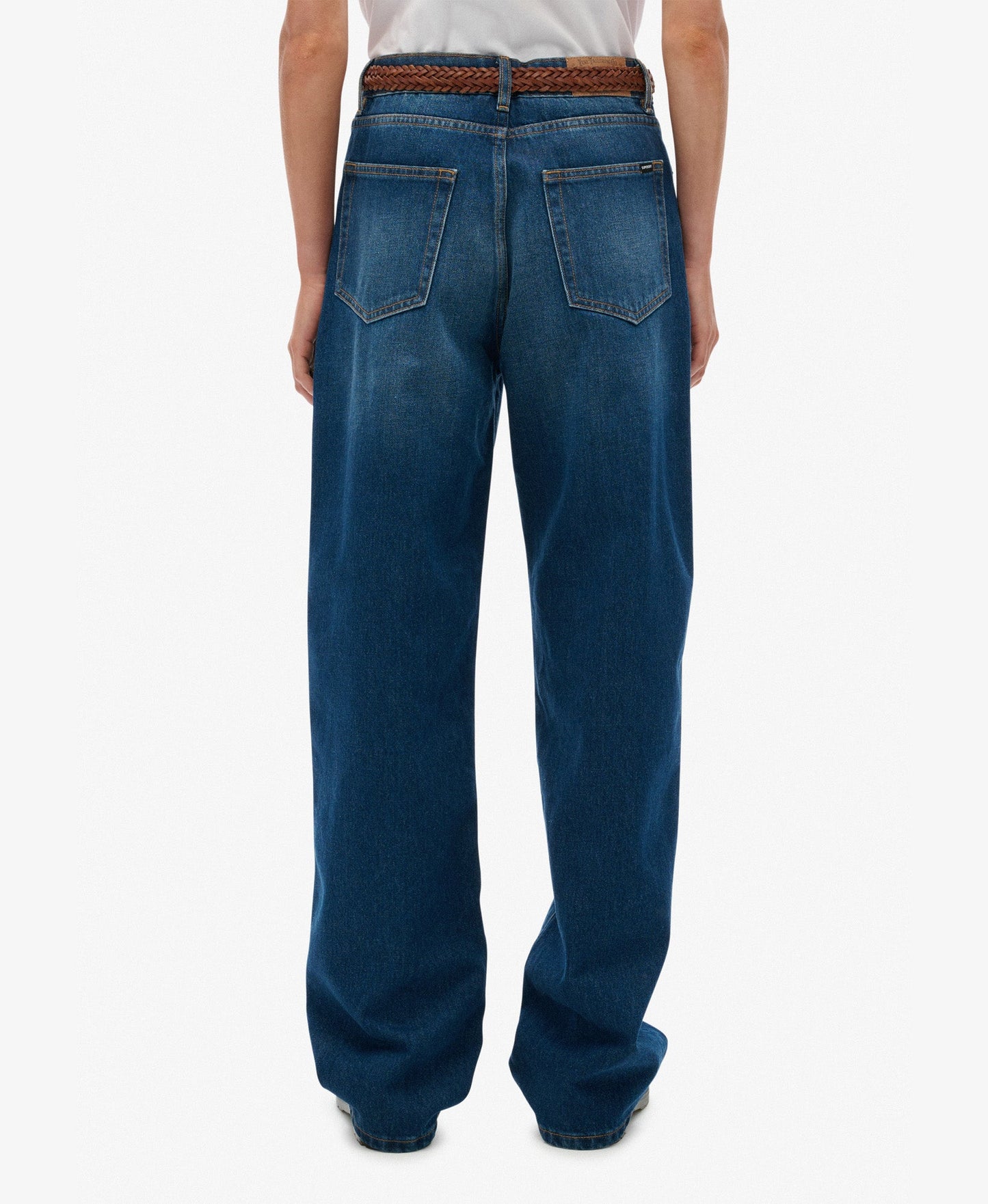 High Rise Wide Leg Jean | Deep Indigo Denim 30