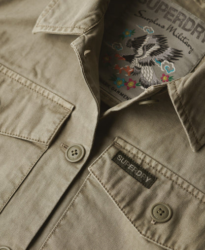 Military Overshirt | Dark Sage Green