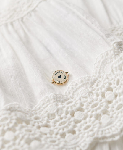 Ibiza Lace Mix Mini Skirt | Off White