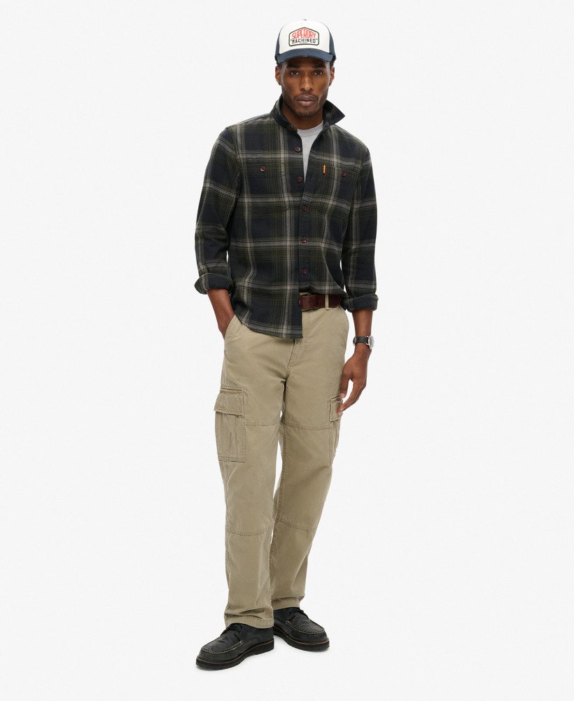 Vintage Check Overshirt | Boseman Check Black