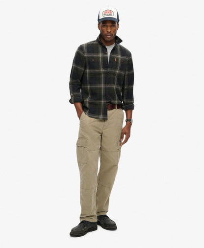 Vintage Check Overshirt | Boseman Check Black