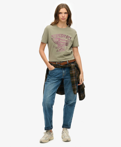 American Eagle Tee | Light Khaki Green