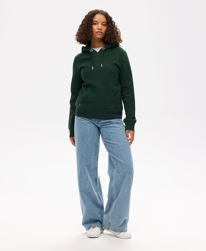 Essential Logo Hoodie | Enamel Green