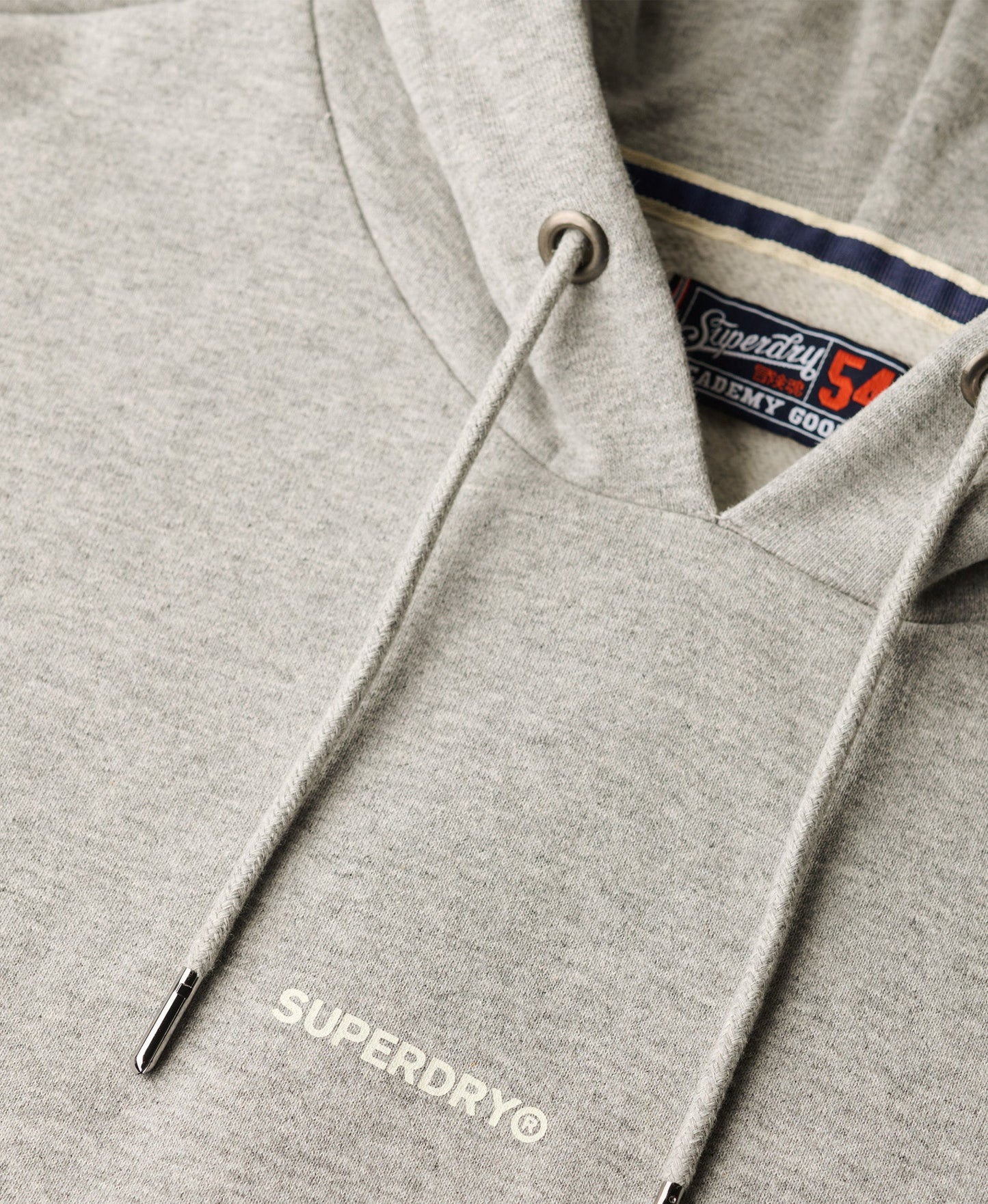 Plain Slim Fit Hoodie | Grey Marle