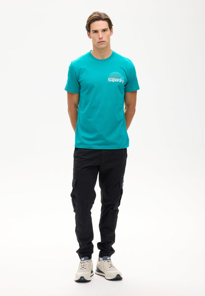Outdoors Graphic Tee | Blue Grass