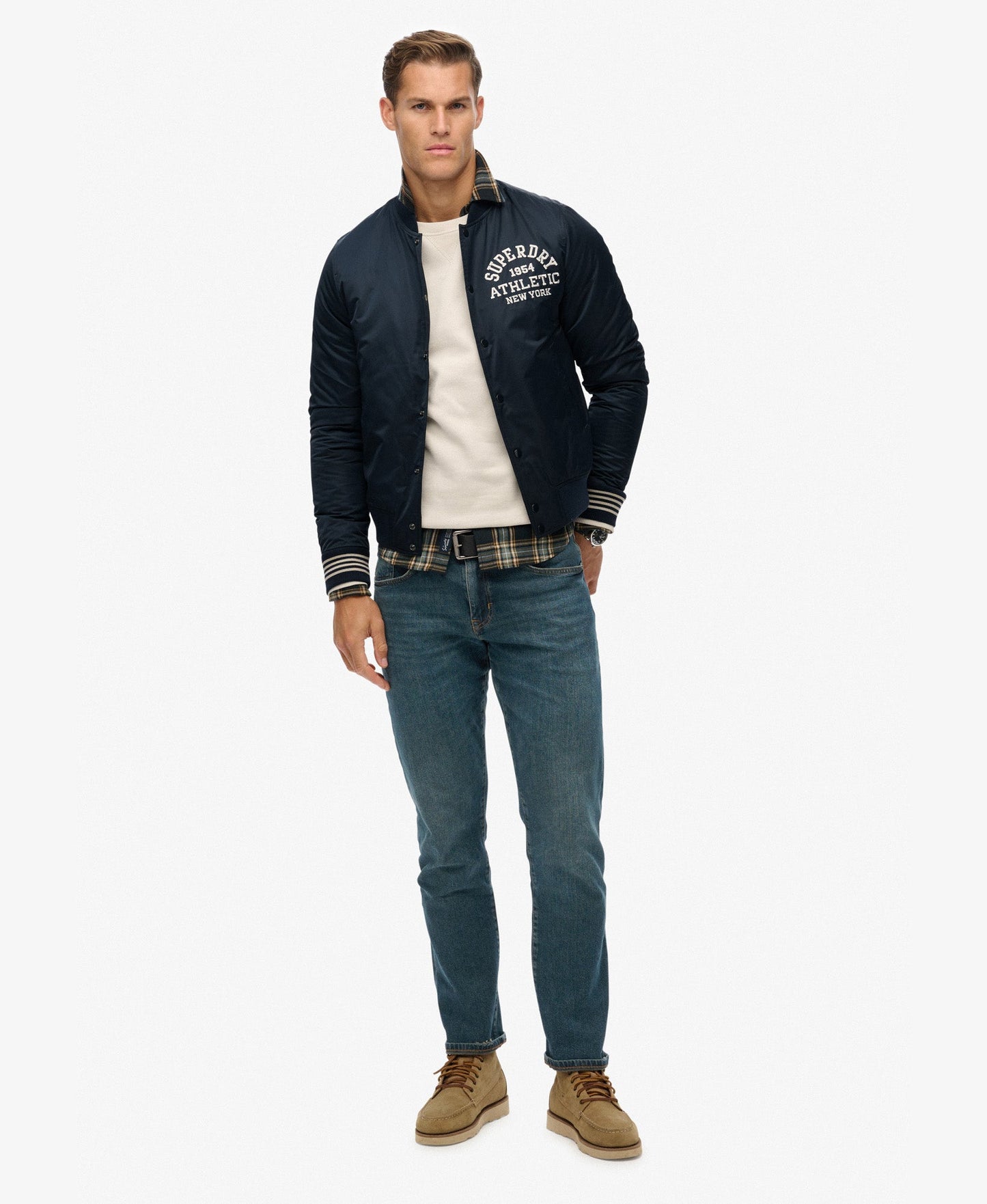 Athletic Varsity Bomber | Eclipse Navy