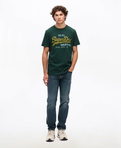 Vintage Logo Heritage Graphic Tee | Enamel Green