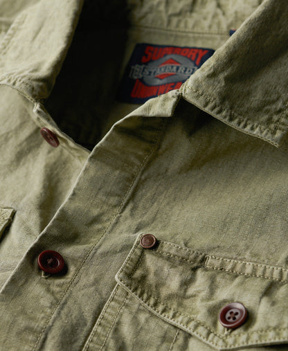 Merchant Store - Ripstop Overshirt | Olive Khaki