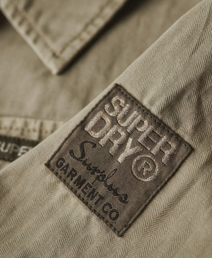 Military Overshirt | Dark Sage Green