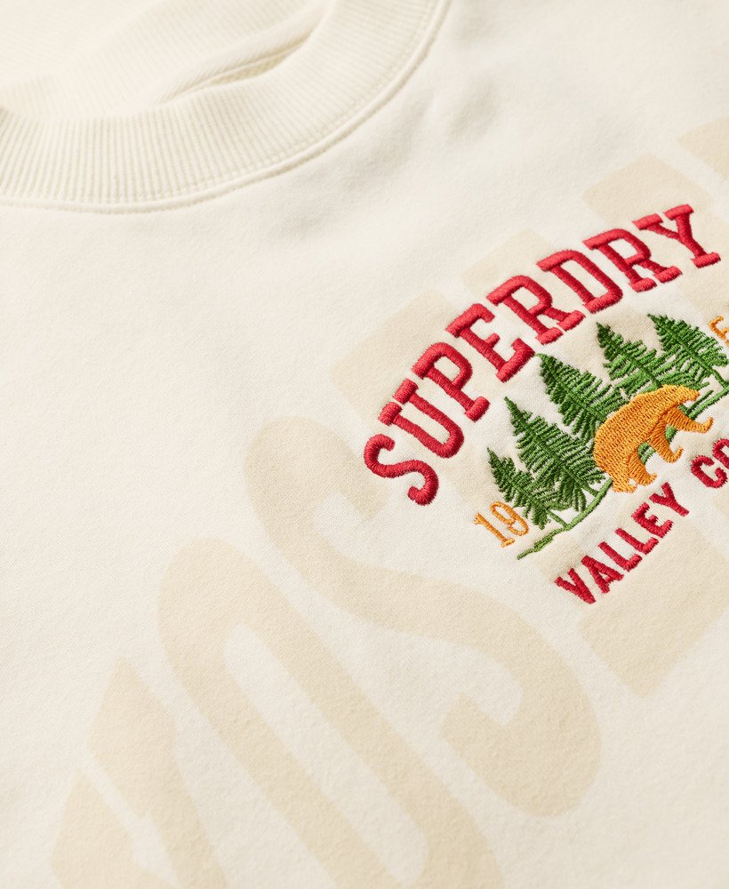Travel Souvenir Loose Crew | Cream