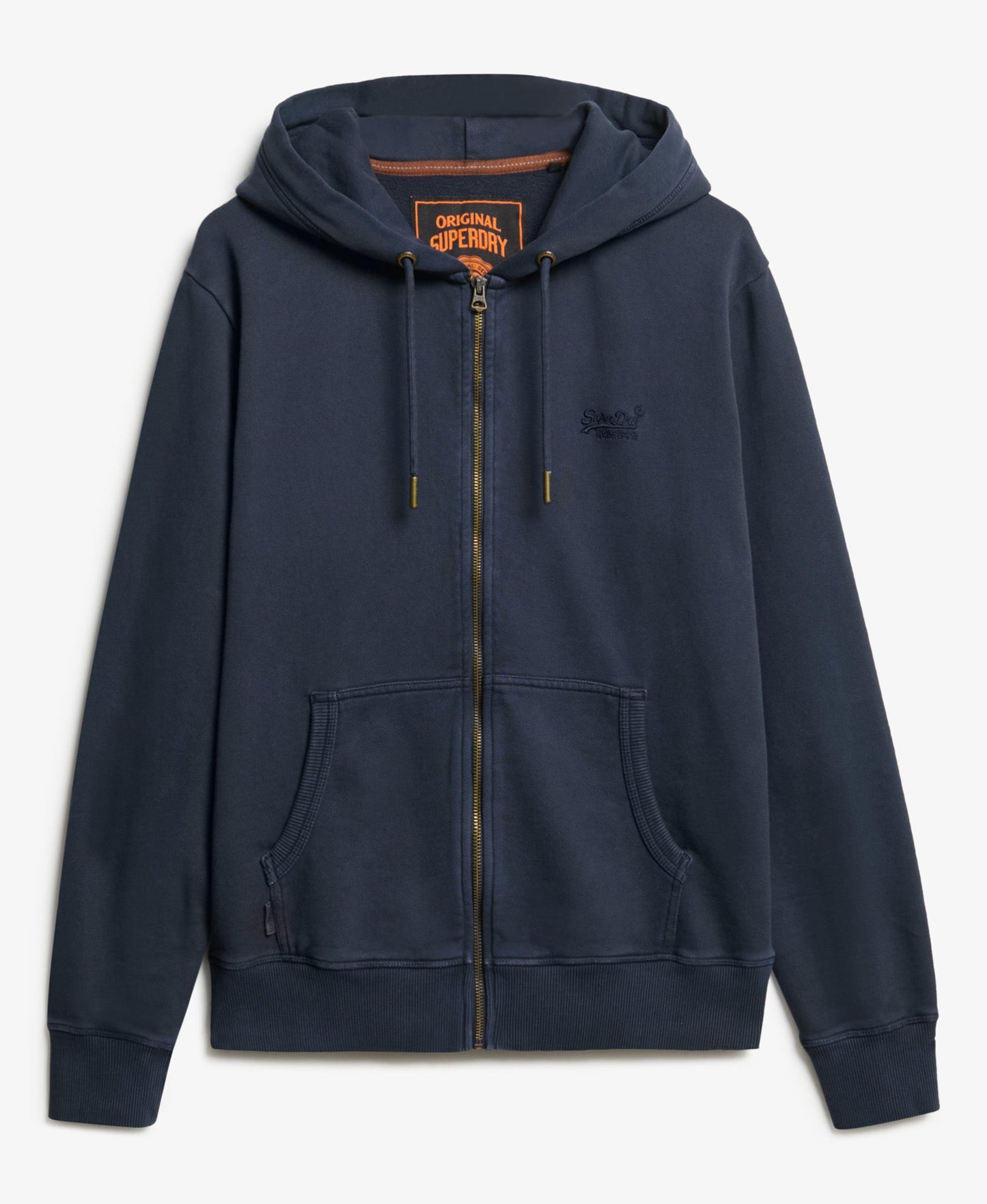 Essential Logo Washed Ziphood | Eclipse Navy