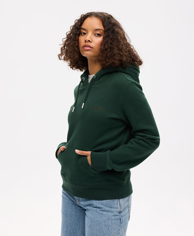 Essential Logo Hoodie | Enamel Green