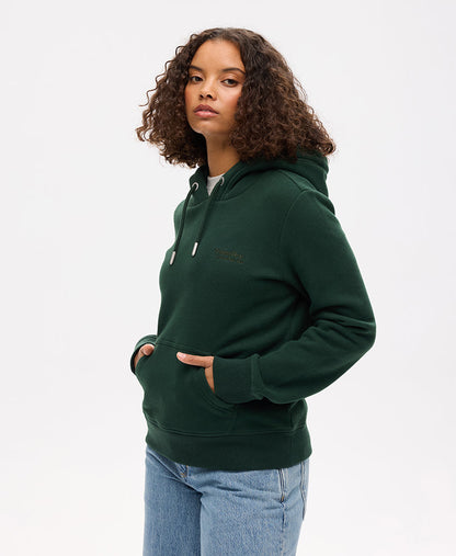 Essential Logo Hoodie | Enamel Green