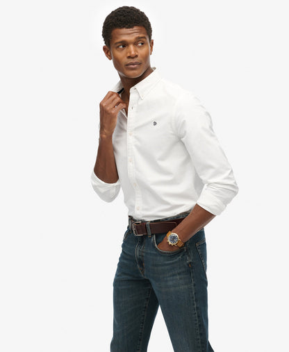 Classic Oxford Long Sleeve Shirt | Optic White Oxford