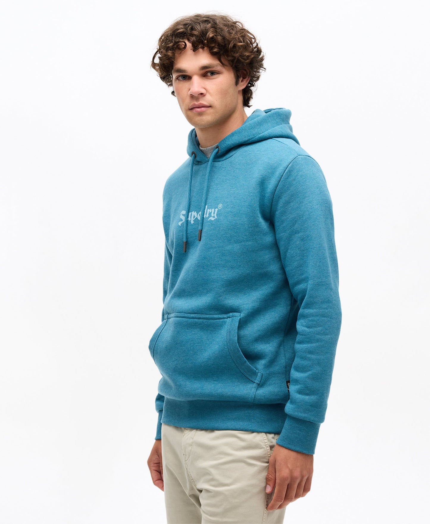 Retro Rock Graphic Hoodie | Alaskan Blue Marle
