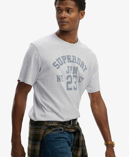 Athletic Essential Tee | Cadet Grey Marle