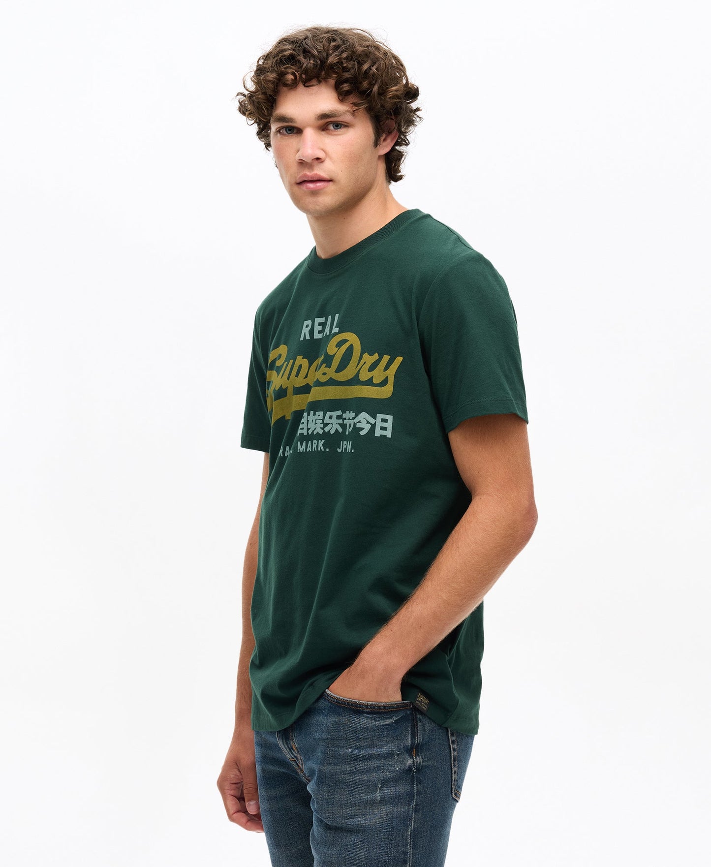 Vintage Logo Heritage Graphic Tee | Enamel Green