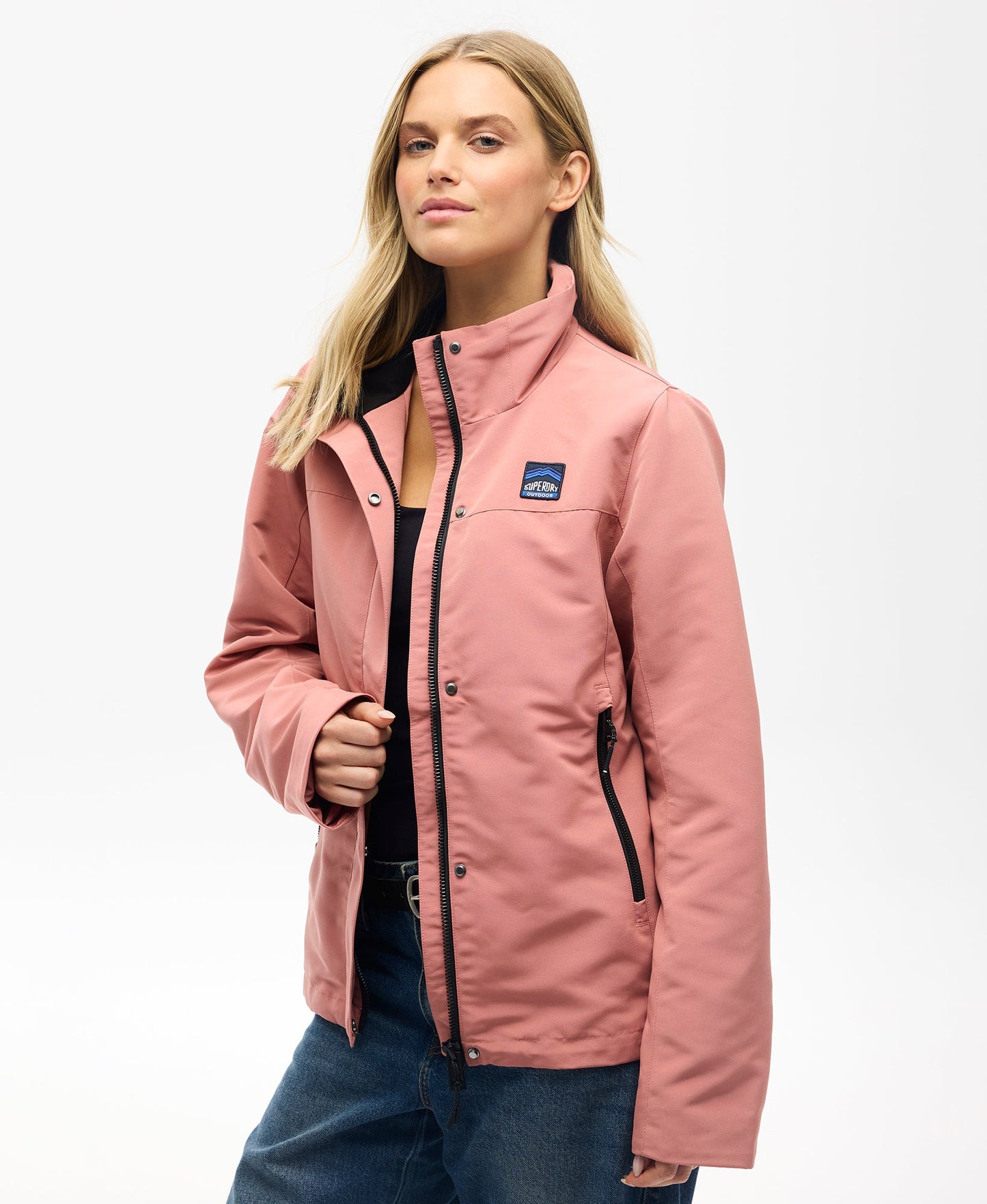 Non Hooded Shell Jacket | Ash Rose