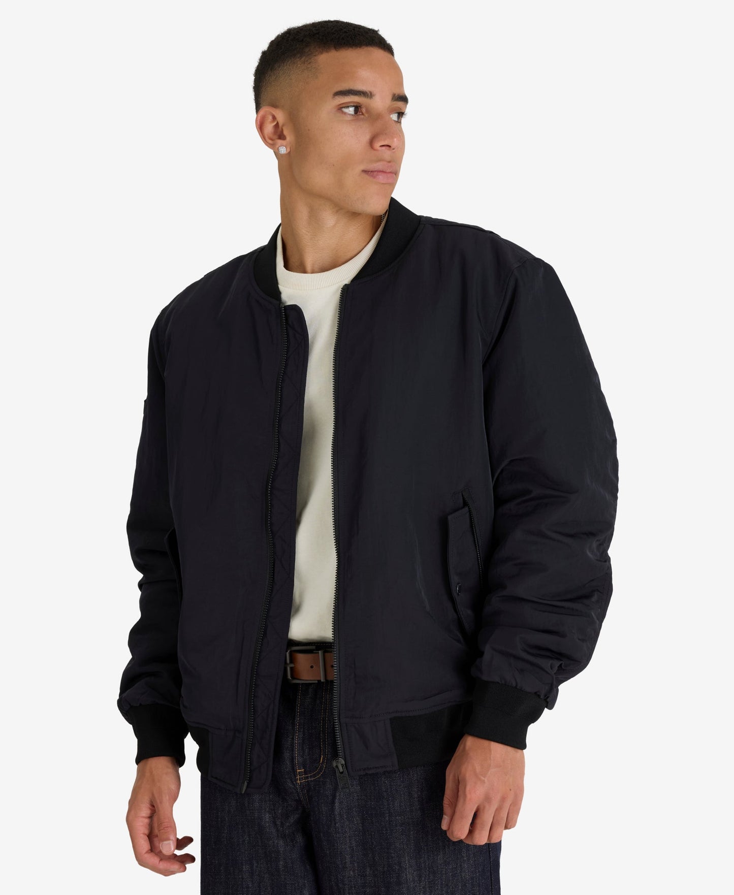 Military Ma1 Jacket | Jet Black