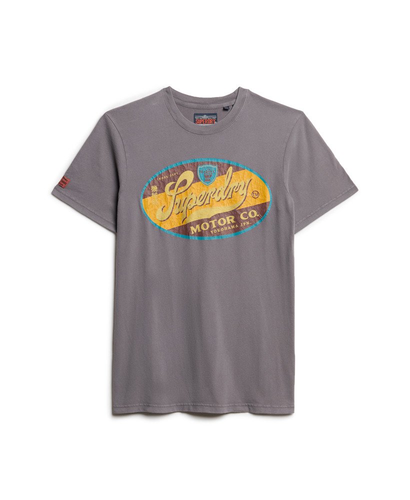 Workwear Gasoline Graphic Tee | Rock Dark Grey