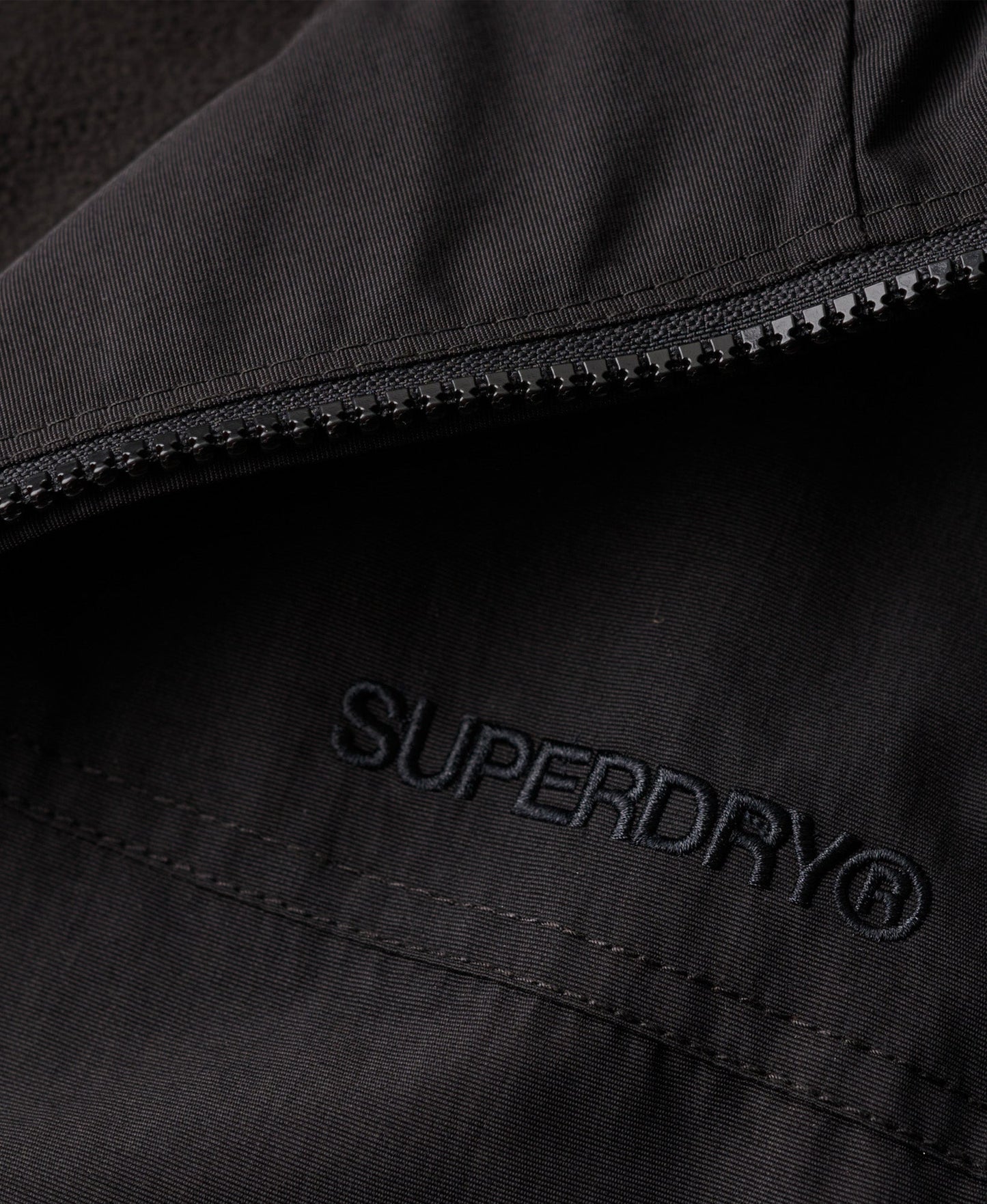 Surplus Nylon Hooded Bomber | Jet Black