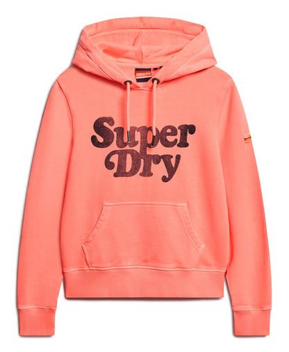 Cooper Tonal Logo Hoodie | Pastelline Coral